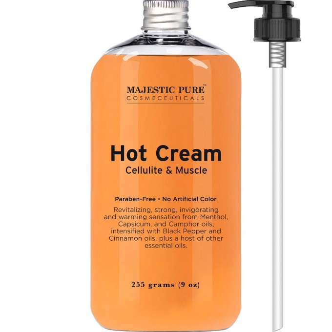 Антицеллюлитный крем NOW FOODS MAJESTIC PURE HOT CREAM 255 г NS50280