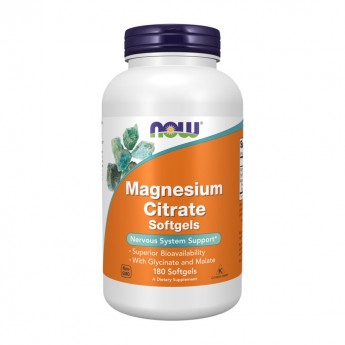 Магний Цитрат NOW FOODS MAGNESIUM GLYCINATE 180 TABS